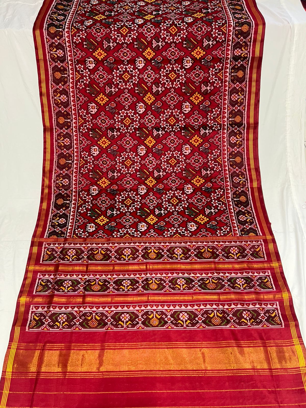 Patan patola singal ekkt sarees 